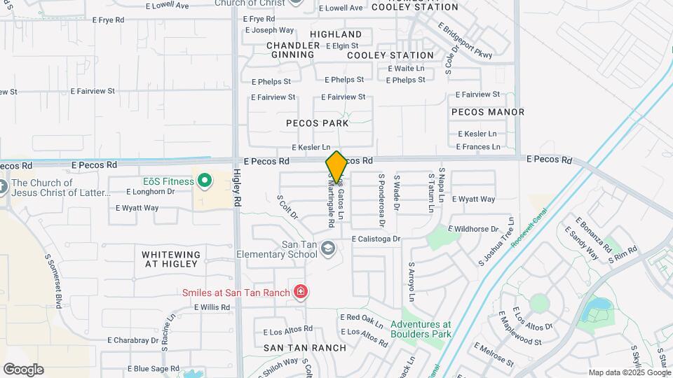 3281 S Martingale Rd Map and Location Details