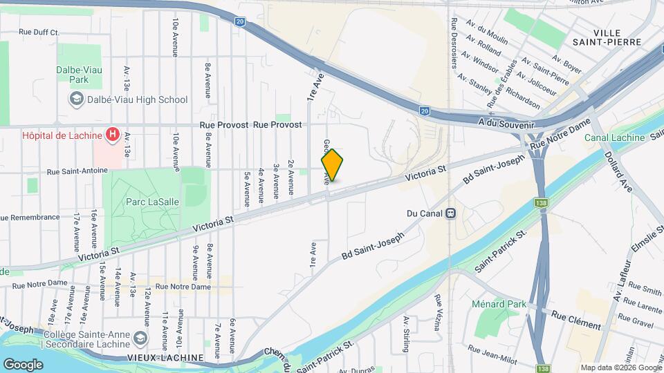 450-456 George-V Av Map and Location Details