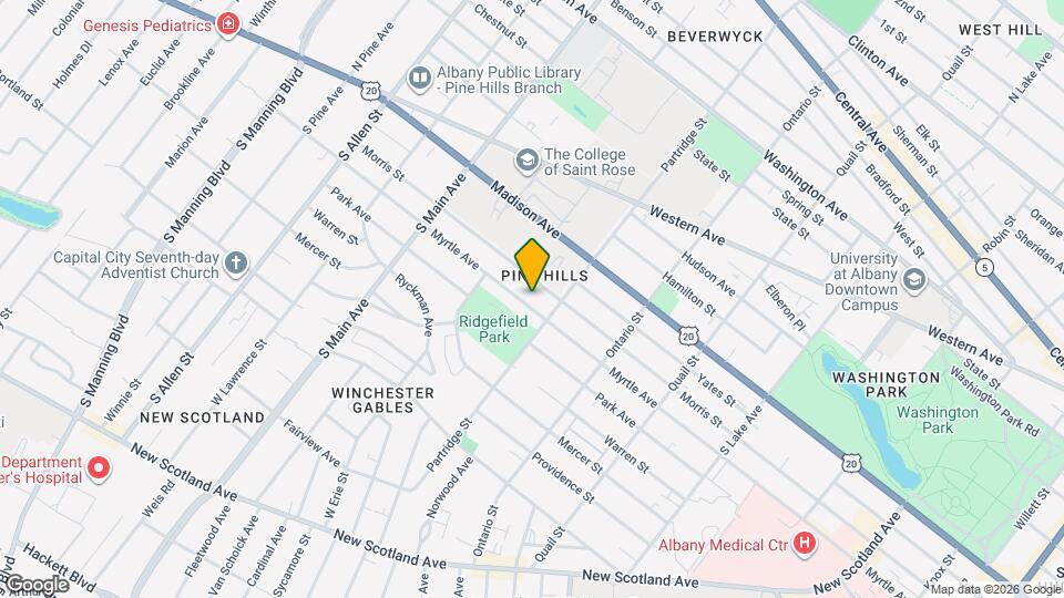 717 Myrtle Ave Map and Location Details