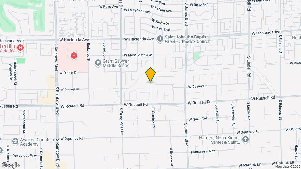 5595 El Camino Rd Map and Location Details