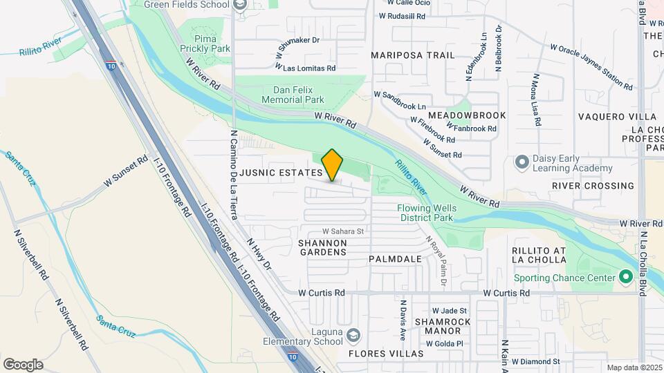 5505 N Shannon Rd Map and Location Details