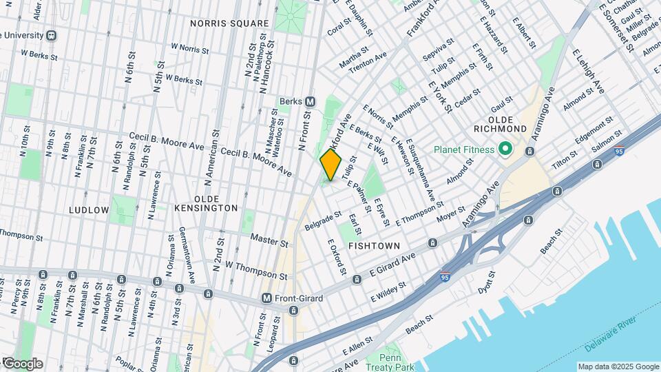 416 Sepviva St Map and Location Details