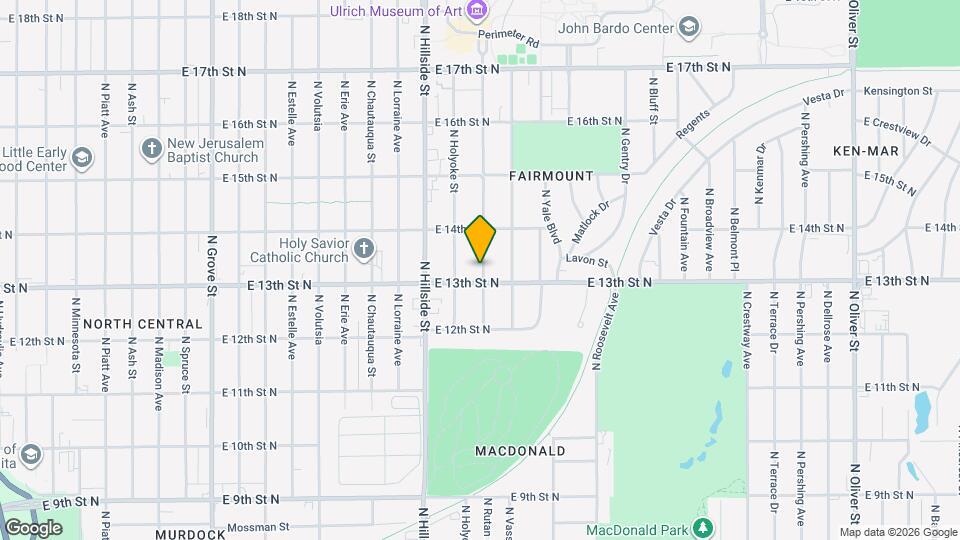 1417 Fairmount St Map and Location Details