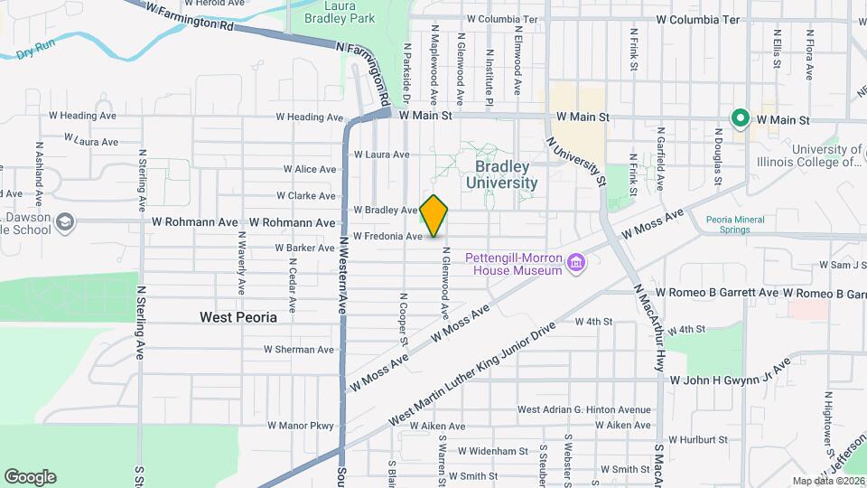 1608 W Fredonia Ave Map and Location Details