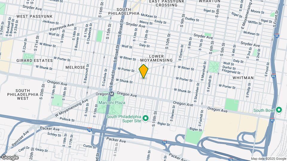 2539 S Sartain St Map and Location Details