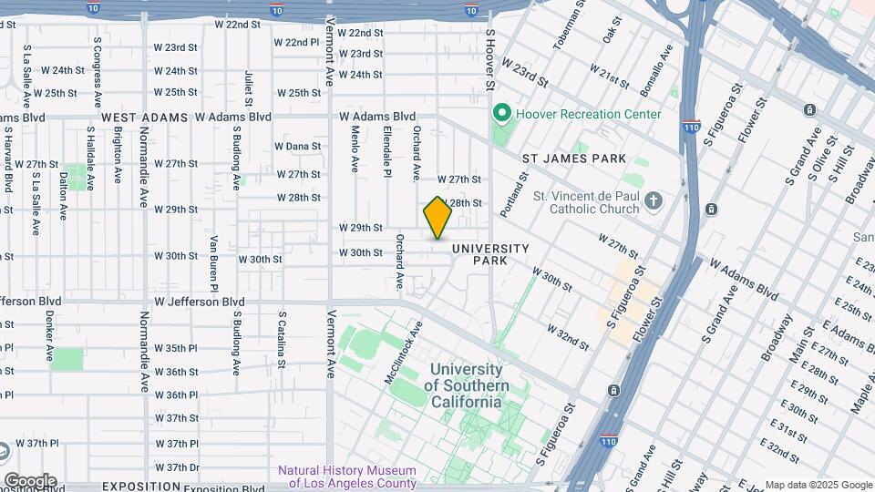 1097 W 30th St Map and Location Details
