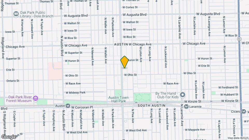 617 N Central Ave Map and Location Details