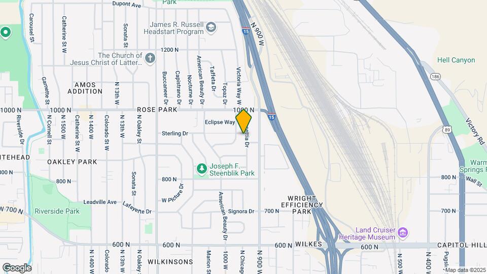 921 N Poinsettia Dr Map and Location Details