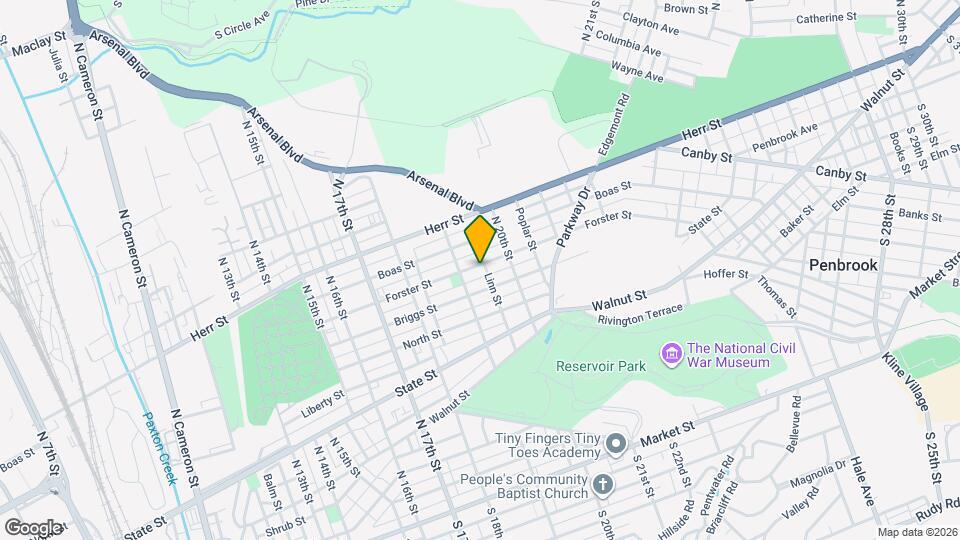 1917 Forster St Map and Location Details