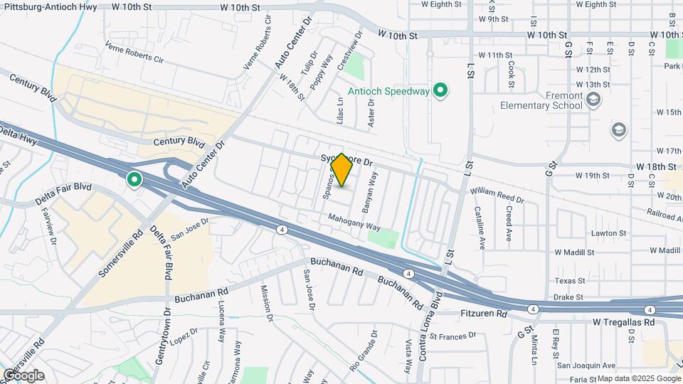 1715 Magnolia Way Map and Location Details