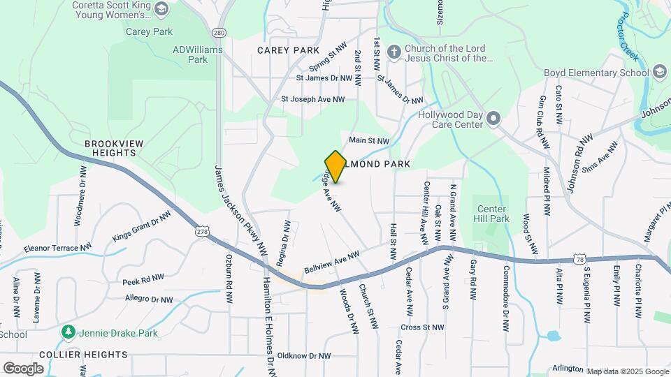 917 Ridge Ave NW Map and Location Details