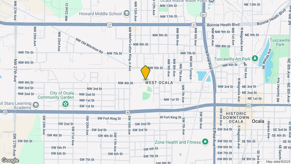 1393 NW 44th Court Rd Map and Location Details