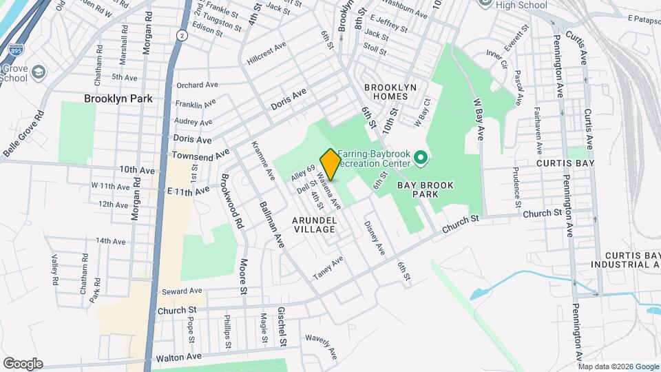 5215 Wasena Ave Map and Location Details