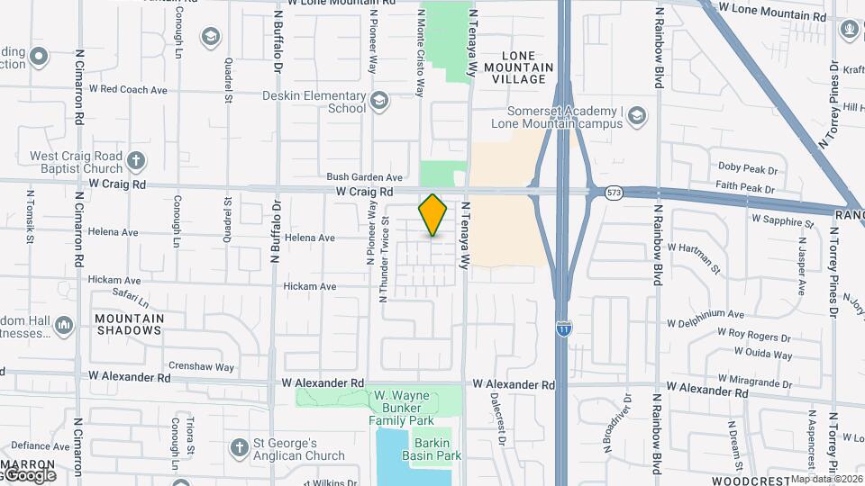 7244 Nova Ridge Ct Map and Location Details