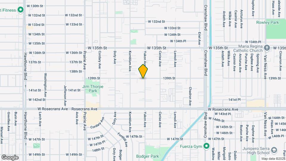 13905 Yukon Ave Map and Location Details