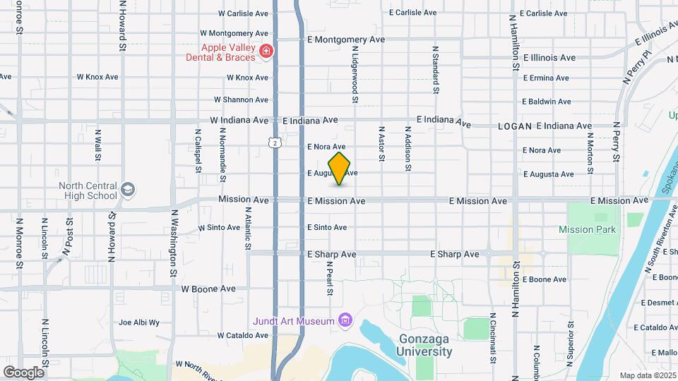 211 E Mission Ave Mapa y Detalles de la Ubicación