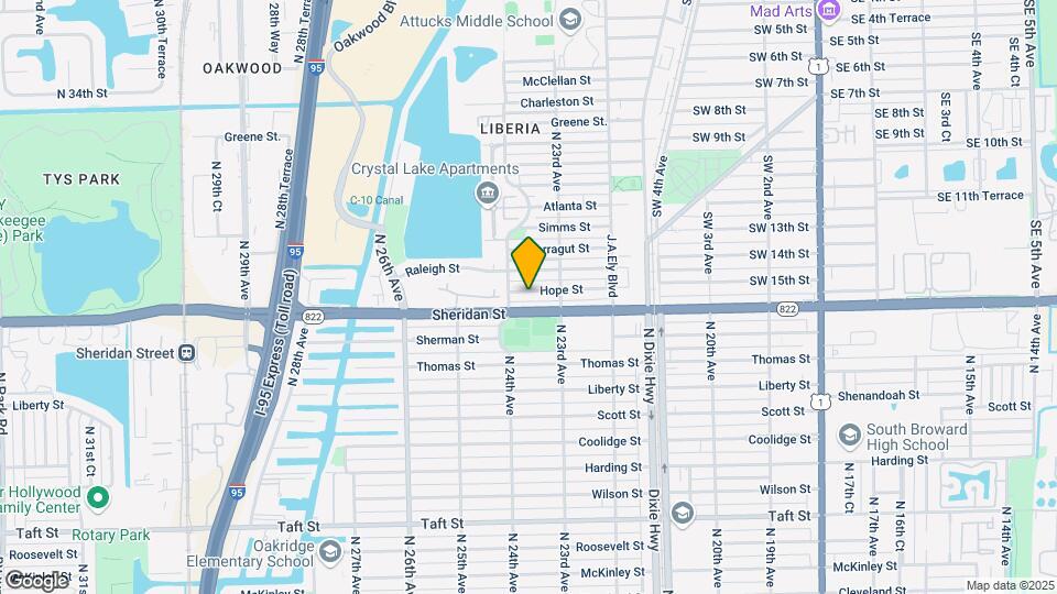 2336 Hope St Map and Location Details