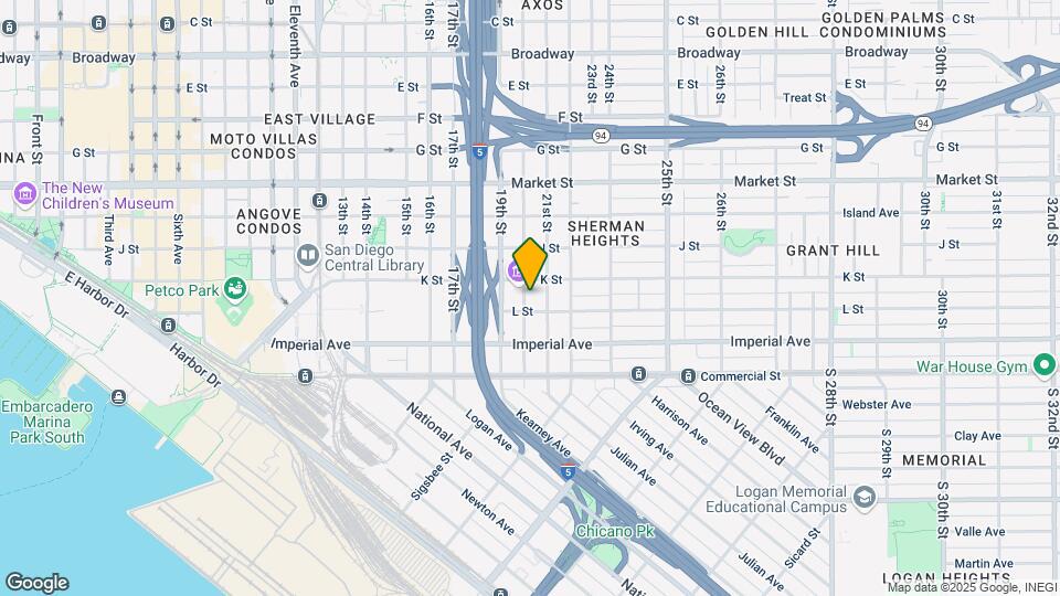 229 20th St Map and Location Details