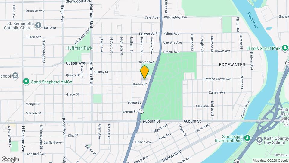 1219 Burton St Map and Location Details