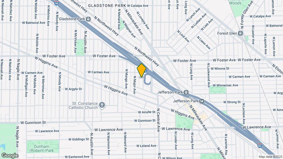 5040 N Parkside Ave Map and Location Details