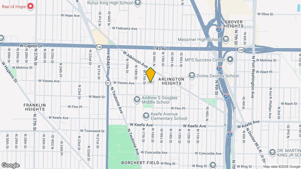 3747 N 16th St Map and Location Details