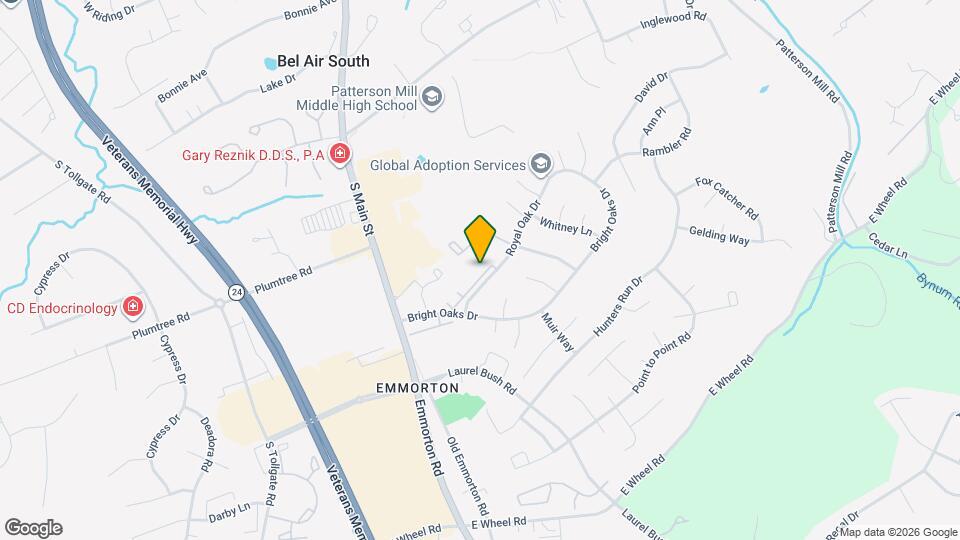 140 Royal Oak Dr Map and Location Details