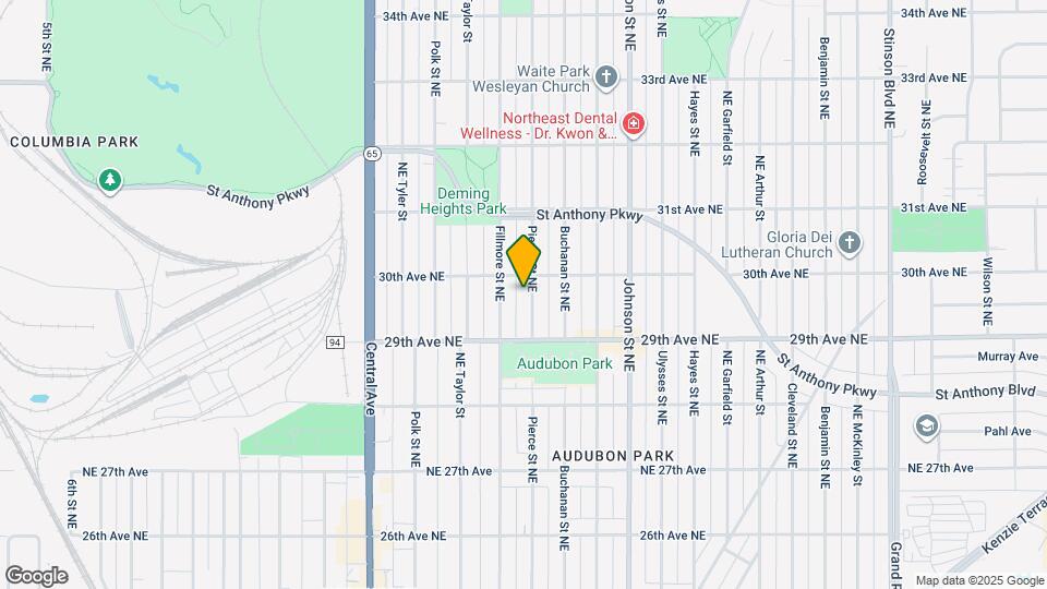 2942 Pierce St NE, Unit First Floor Map and Location Details