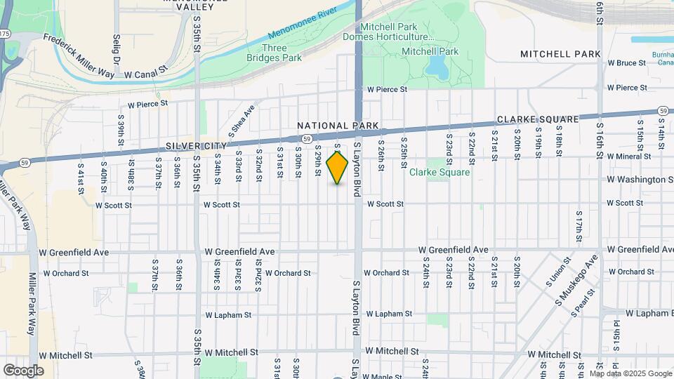 1119 S 28th St Map and Location Details