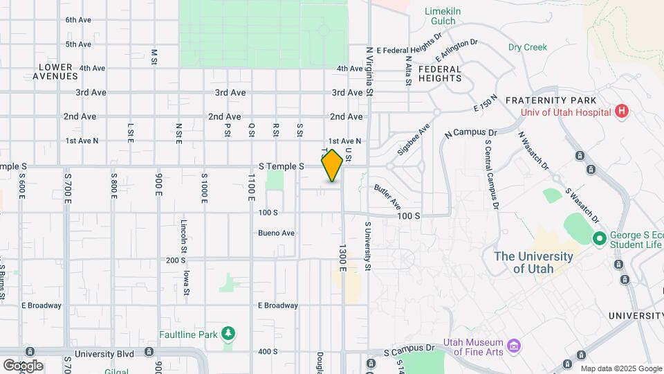 1261 Alameda Ave Map and Location Details