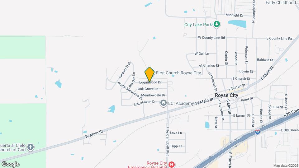 821 Loganwood Dr Map and Location Details