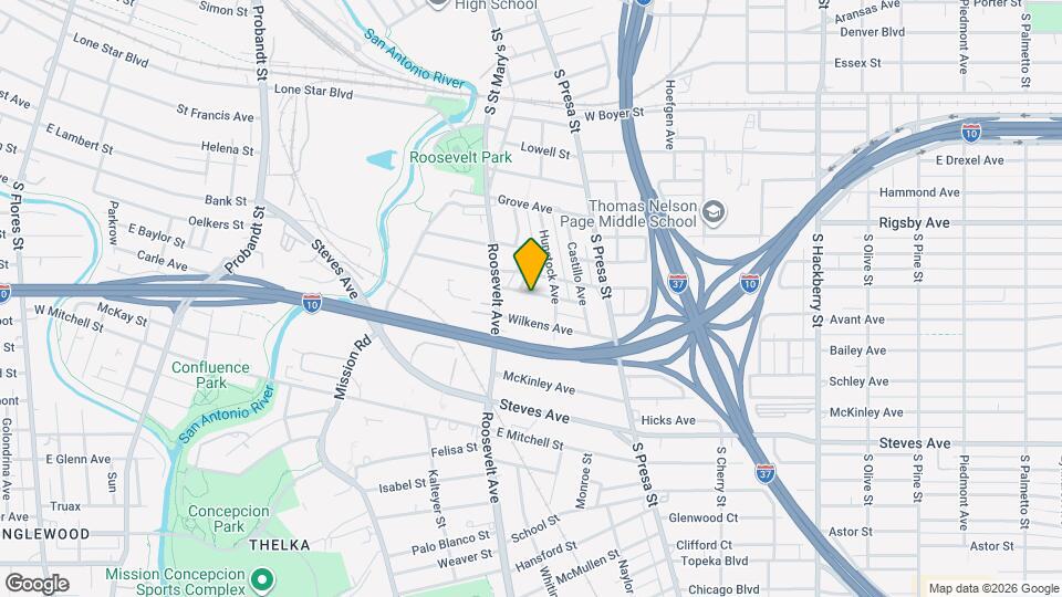 220 Alamosa Ave, Unit A Mapa y Detalles de la Ubicación