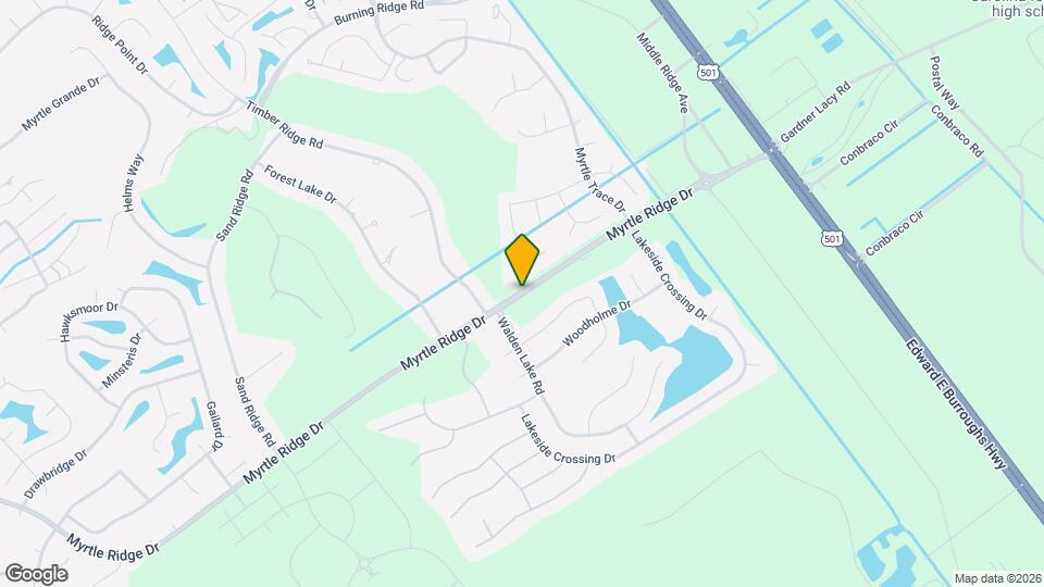 338 Myrtle Meadows Dr Mapa y Detalles de la Ubicación