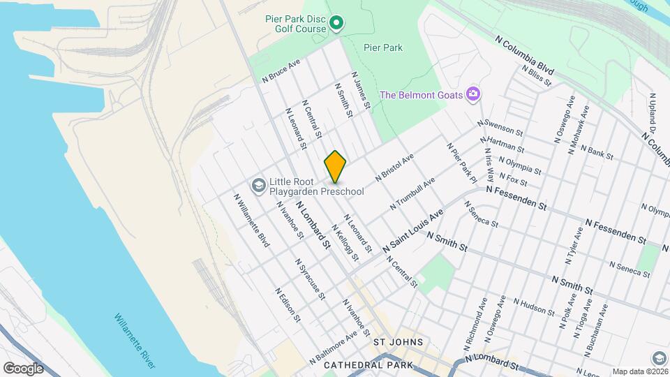 9648 N Central St Map and Location Details