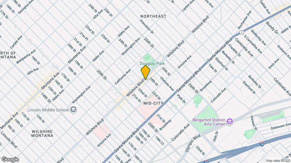 2300 Wilshire Blvd Map and Location Details