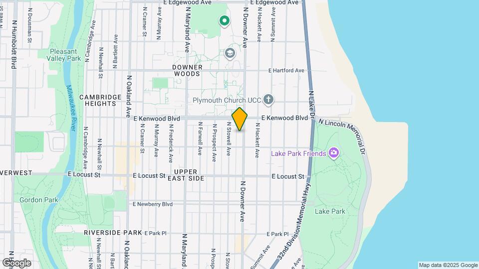 3037 N. Downer Ave, Unit Main Map and Location Details