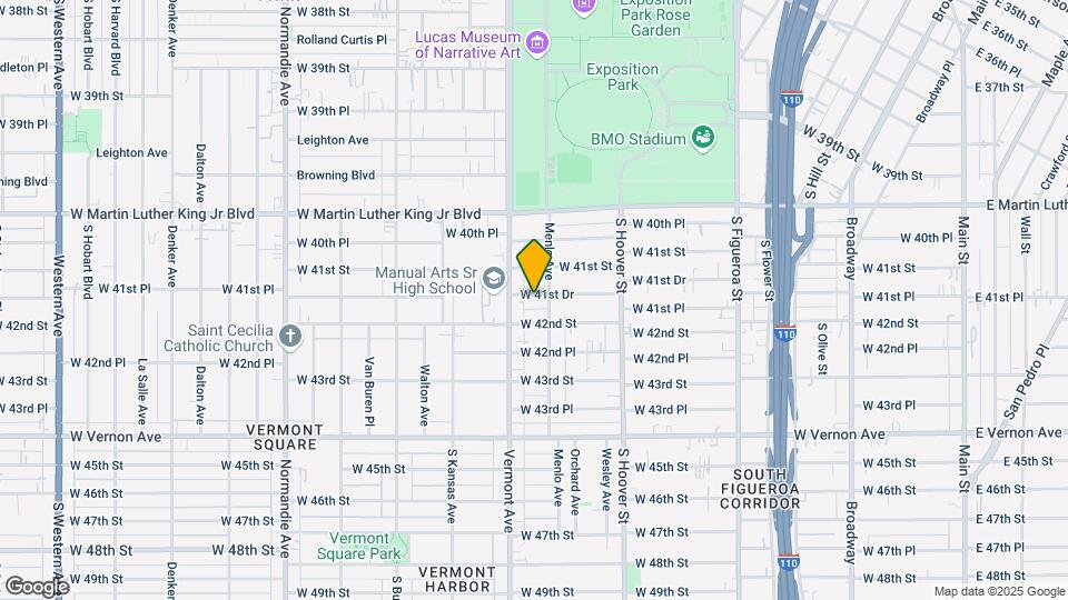 916 W 41st Dr Map and Location Details