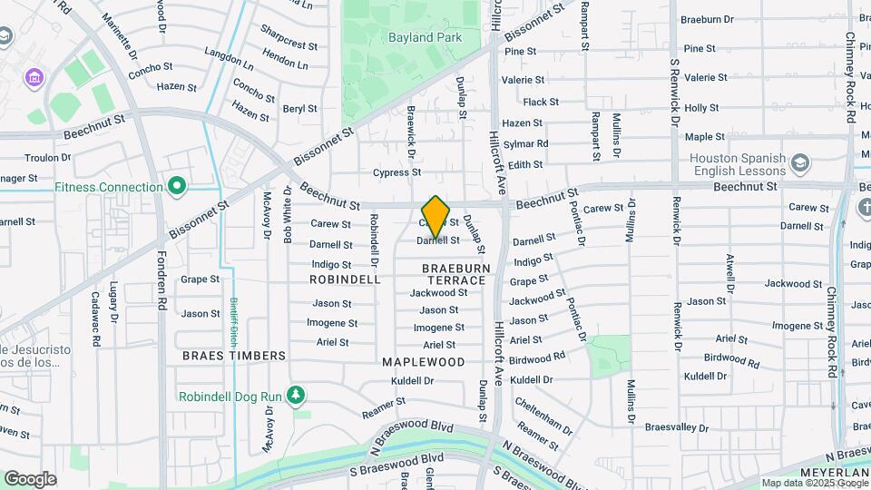 5901 Darnell St Map and Location Details