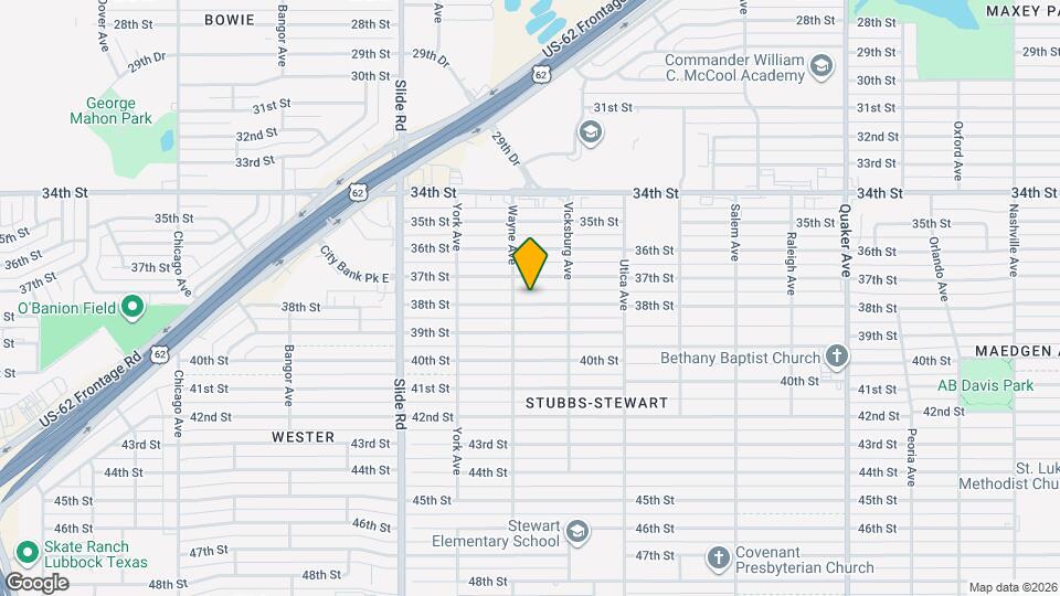 4918 38th St Map and Location Details