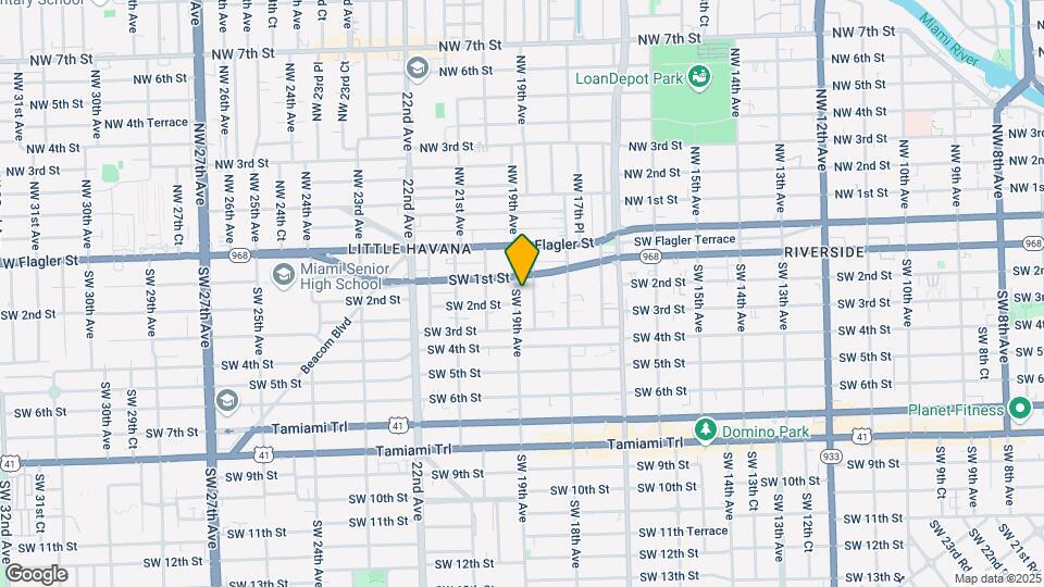 127 SW 19th Ave Map and Location Details