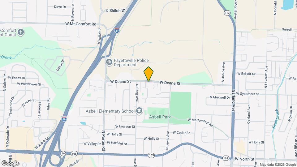 1861 W Deane St Map and Location Details