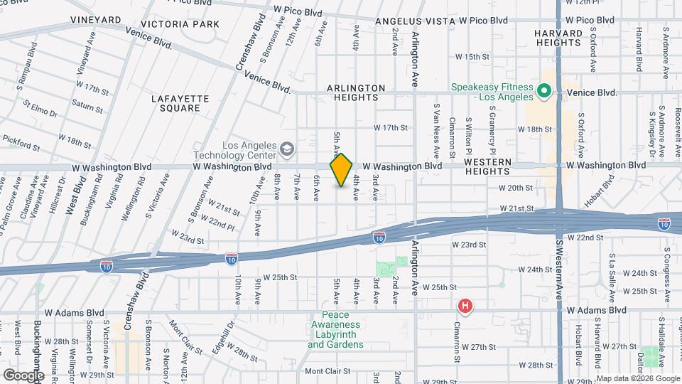 2014 5th Ave Map and Location Details