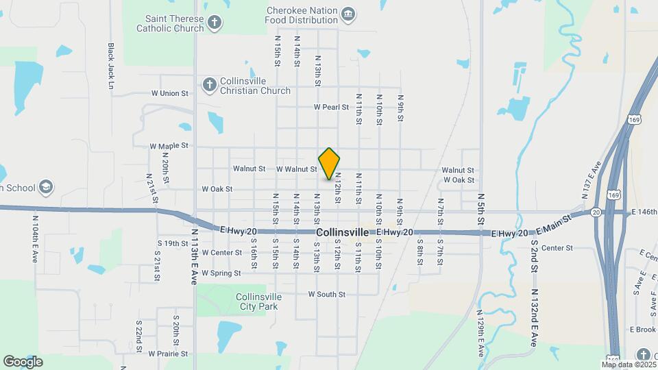 1210 W Oak St Map and Location Details