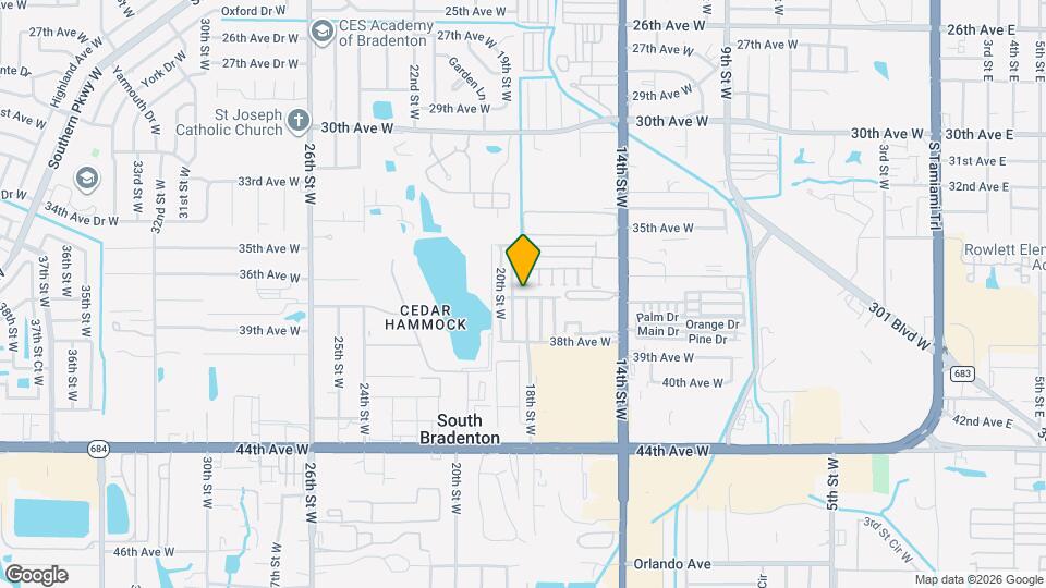 1806 36th Ave W, Unit House Map and Location Details