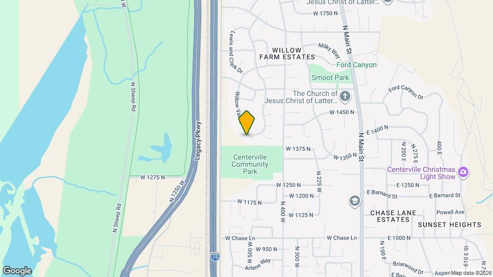 1397 Willow Valley Dr Map and Location Details
