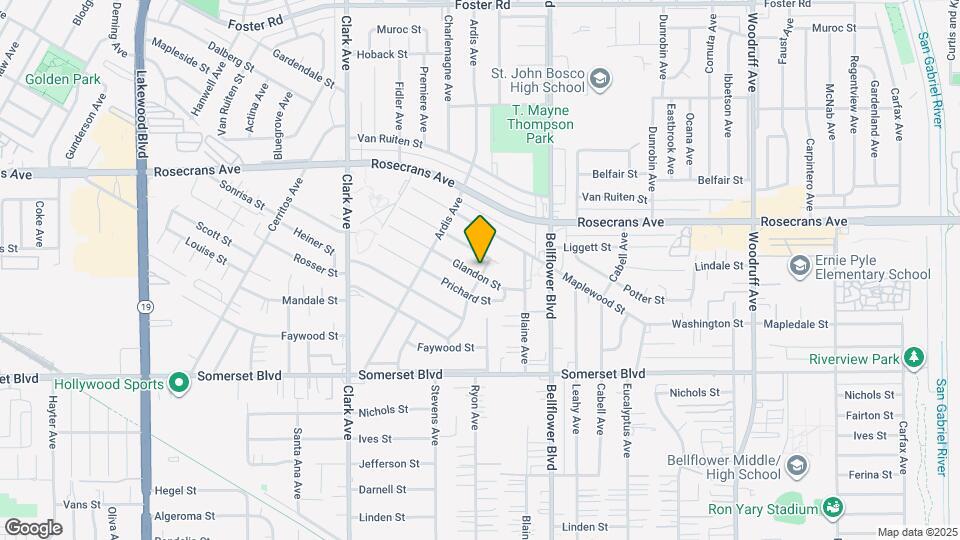 9665 Glandon St Map and Location Details