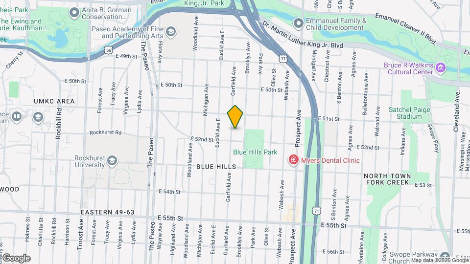 5135 Garfield Ave Mapa y Detalles de la Ubicación