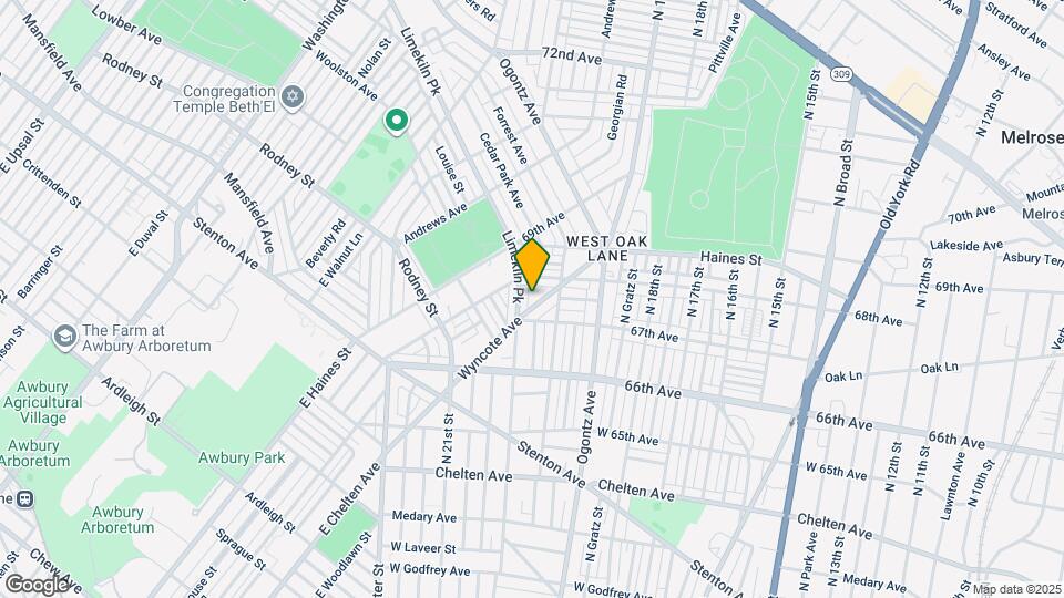 6724 Wyncote Ave Map and Location Details