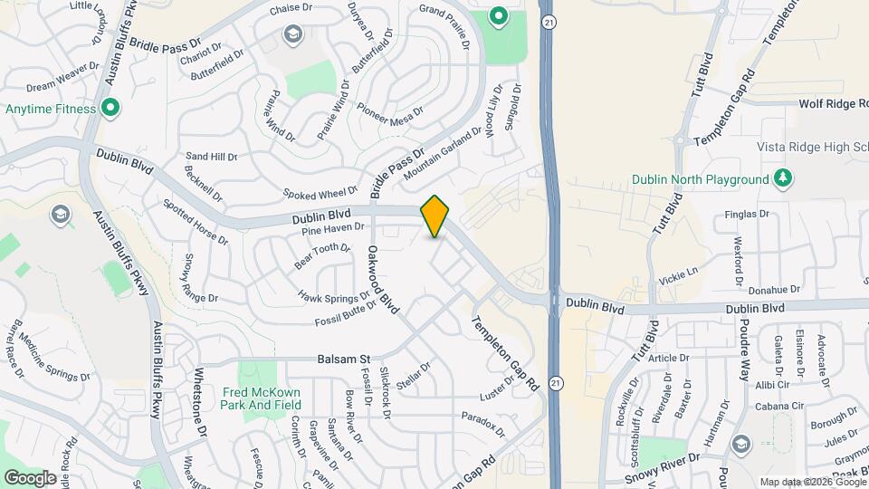 5640 Shamrock Heights Map and Location Details