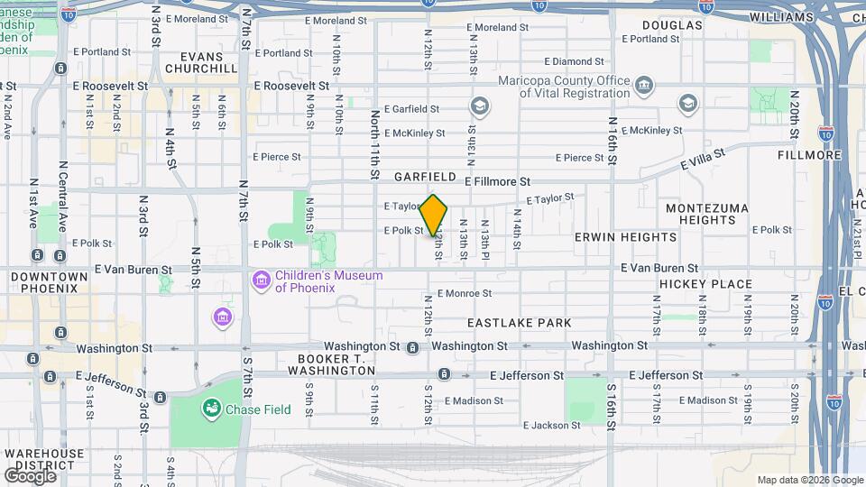 328 N 12th St Map and Location Details