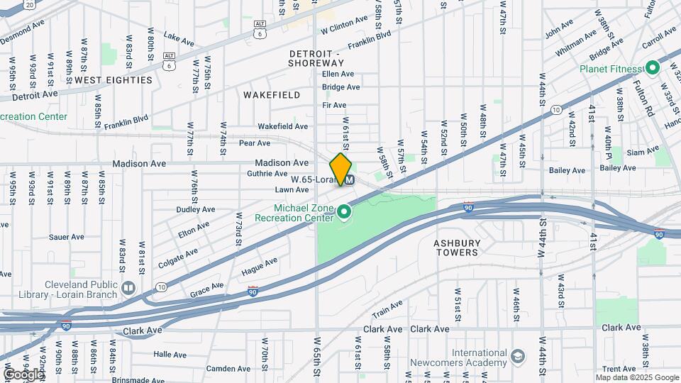 6211 Lawn Ave Map and Location Details